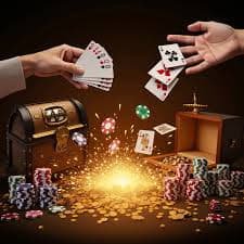 Layar permainan live casino jendelatoto dengan tabel blackjack dan baccarat